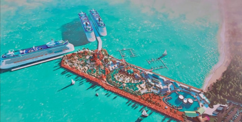 Con una inversión de US$ 98 millones, Presidente Luis Abinader da primer palazo para construcción de terminal de cruceros en Cabo Rojo Pedernales