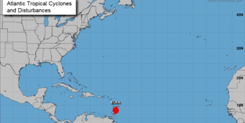 Elsa se fortalece y se convierte en el primer huracán de la temporada en el Atlántico